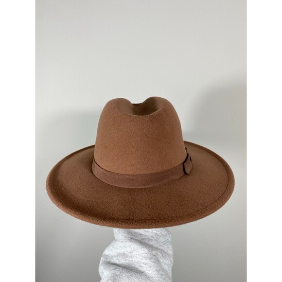 Abercrombie & Fitch Brown Felt Fedora Hat – Size M/L - Picture 4 of 5